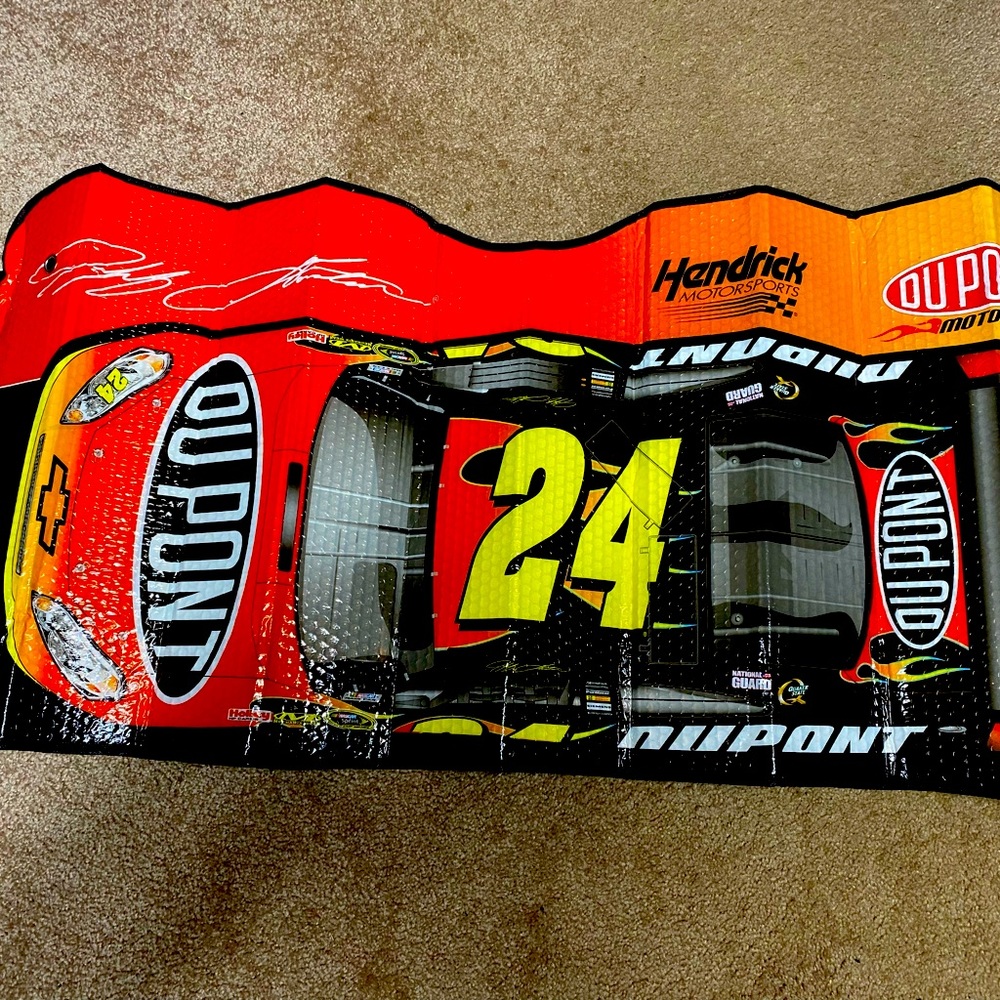 Jeff Gordon windshield sun shade protector